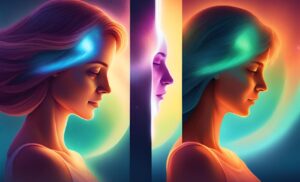 A split-screen image showing before and after versions of a piece of content, with the Cohesive logo in the middle. This would visually demonstrate the power of Cohesive to transform dull and lifeless content into captivating and engaging cop